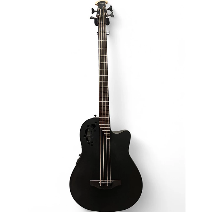 Ovation Used Ovation B778TX Elite Black Acoustic Bass Guitar.gc