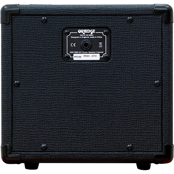 Orange Amplifiers PPC108 Micro Dark 20W 1x8 Guitar Speaker Cabinet Black