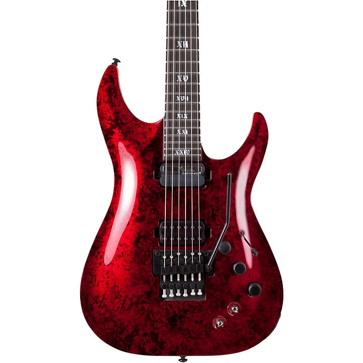 Schecter Guitar Research C 1 FR S Apocalypse Electric Guitar Red Reign