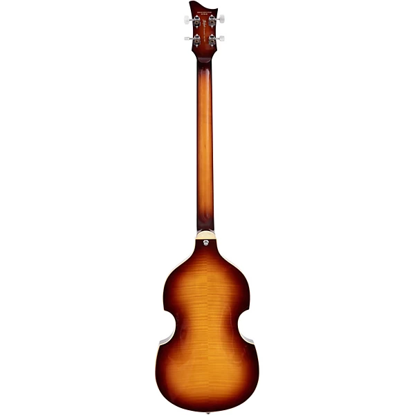 Ignition Series Left Handed Short Scale Violin Bass Guitar Sunburst