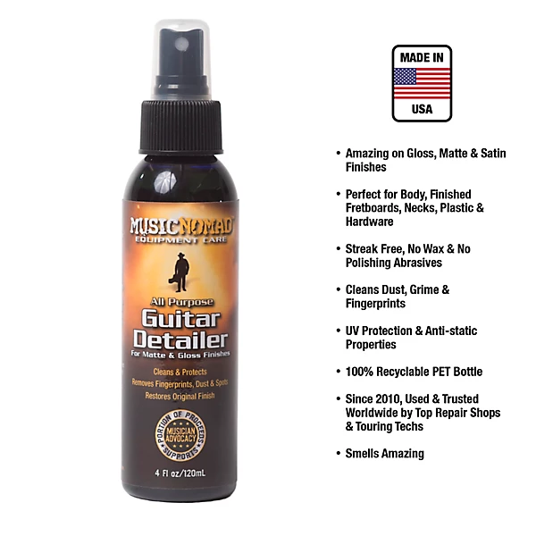 Guitar Detailer for Matte and Gloss Finishes