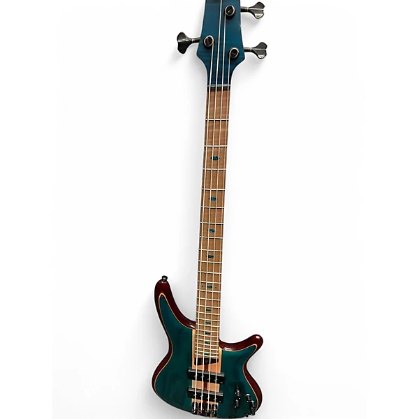 Ibanez Used Ibanez SR1420B GREEN LOW GLOSS Electric Bass Guitar.gc