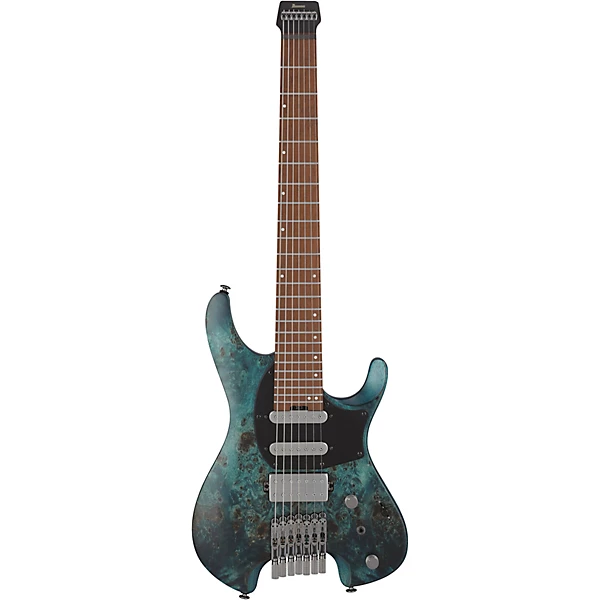 Q Standard 7 String Electric Guitar Cosmic Blue Low Gloss