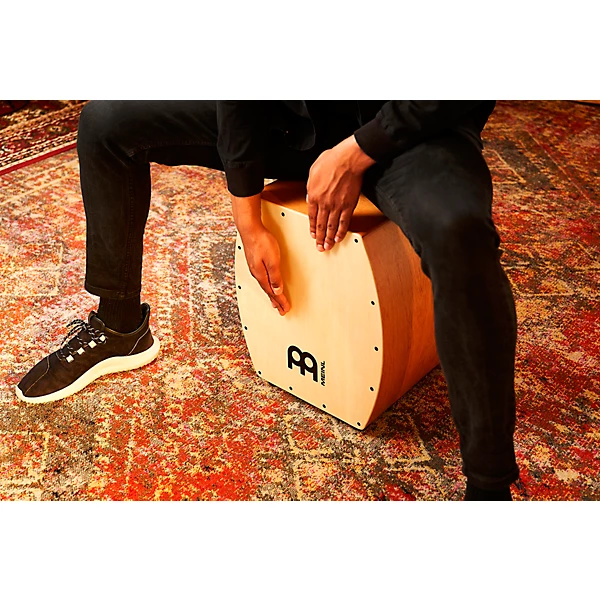 MEINL Arch Bass Snare Cajon with Maple Frontplate Super Natural