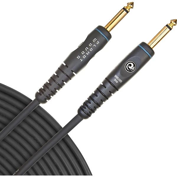Gold Plated 1 4 Straight Instrument Cable 10 ft