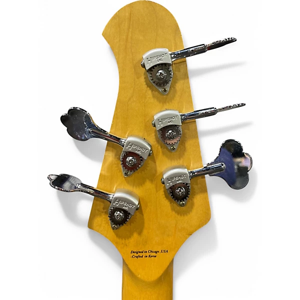 Used Lakland 55 01 Skyline Series 5 String Natural Electric Bass Guitar