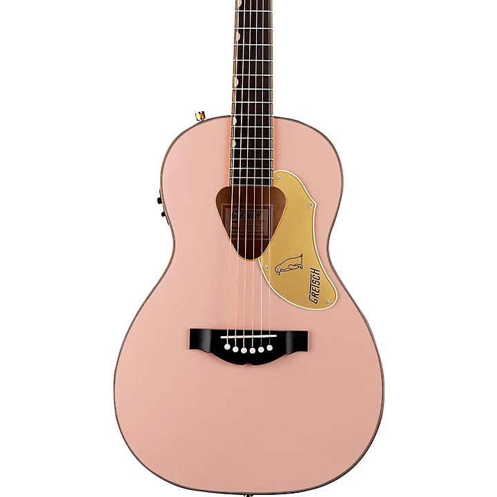 Gretsch Guitars G5021WPE Rancher Penguin Parlor Acoustic Electric Guitar Shell Pink