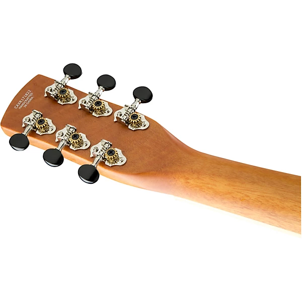 G9221 Bobtail Round Neck Acoustic Electric Steel Body Resonator Guitar