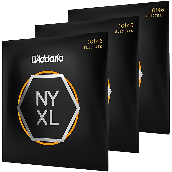 NYXL1046 Light 3 Pack Electric Guitar Strings