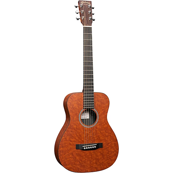 Special Birdseye HPL X Series LX Little Martin Acoustic Guitar Cognac