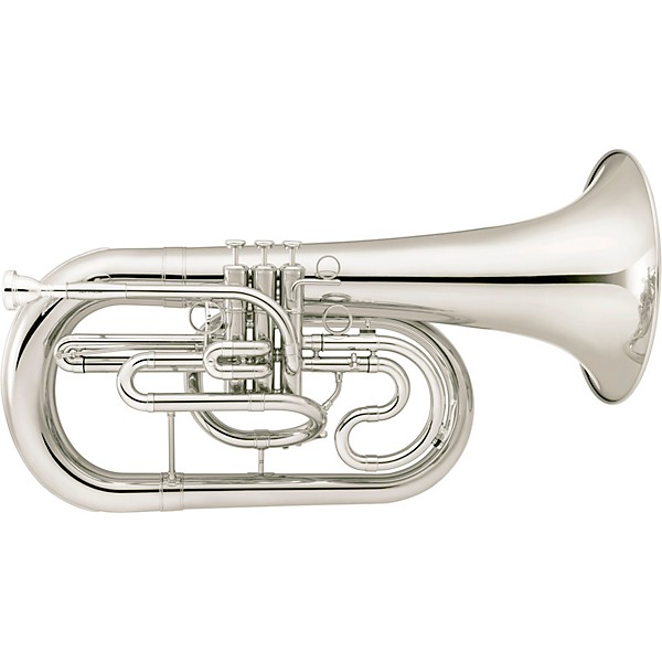 JEP1105M Quantum Series Bb Marching Euphonium Silver Plate