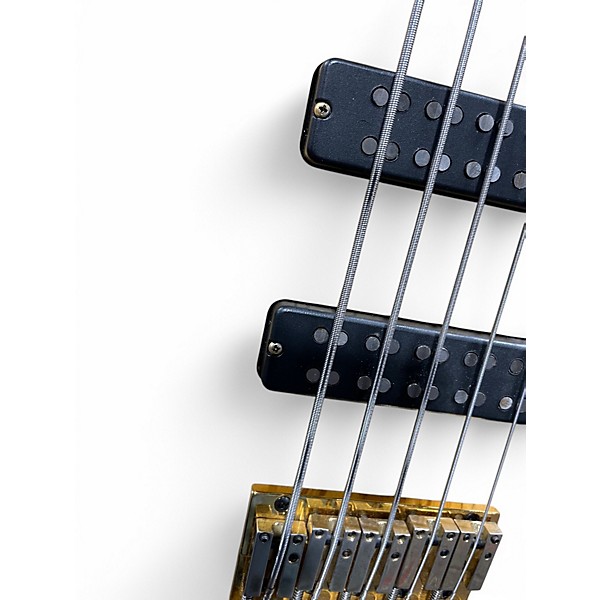 Fodera Used 2000 Fodera AJ5 Spalted Maple Electric Bass Guitar.gc