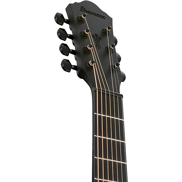Ibanez AEG721 7 String Grand Concert Acoustic Electric Guitar Blackout Flat