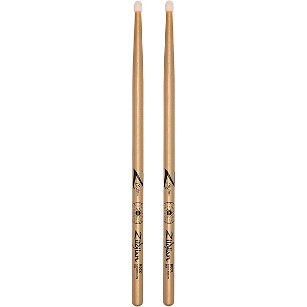 Limited Edition Z Custom Gold Chroma Drumsticks 5B Nylon