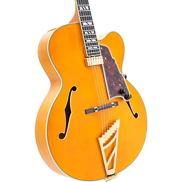 D'Angelico Excel EXL 1 Hollowbody Electric Guitar Amber