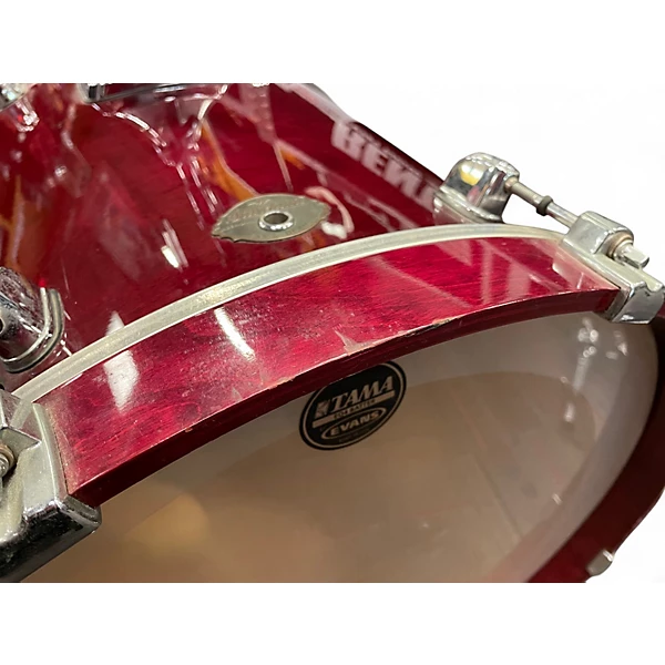 TAMA Used TAMA 6 Piece Starclassic Birch MIJ Violet Drum Kit.gc