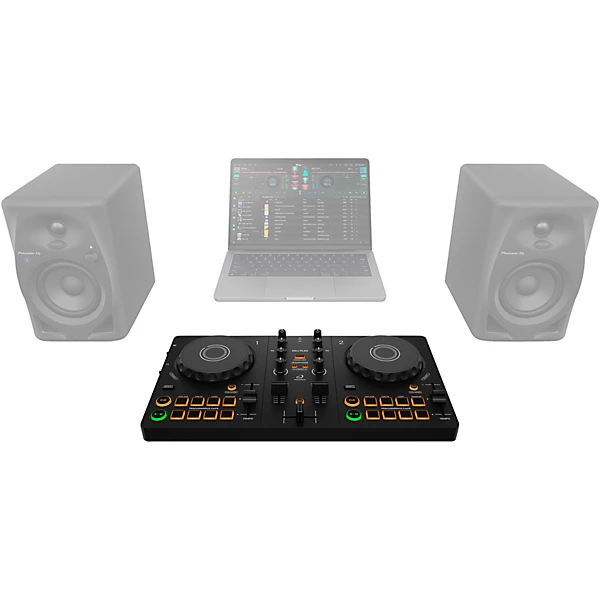 DDJ FLX2 Entry Level DJ Controller for rekordbox and Serato Black