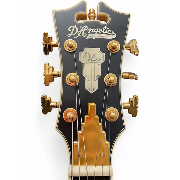 Used D'Angelico DELUXE BRIGHTON LIMITED EDITION SATIN WALNUT Solid Body Electric Guitar