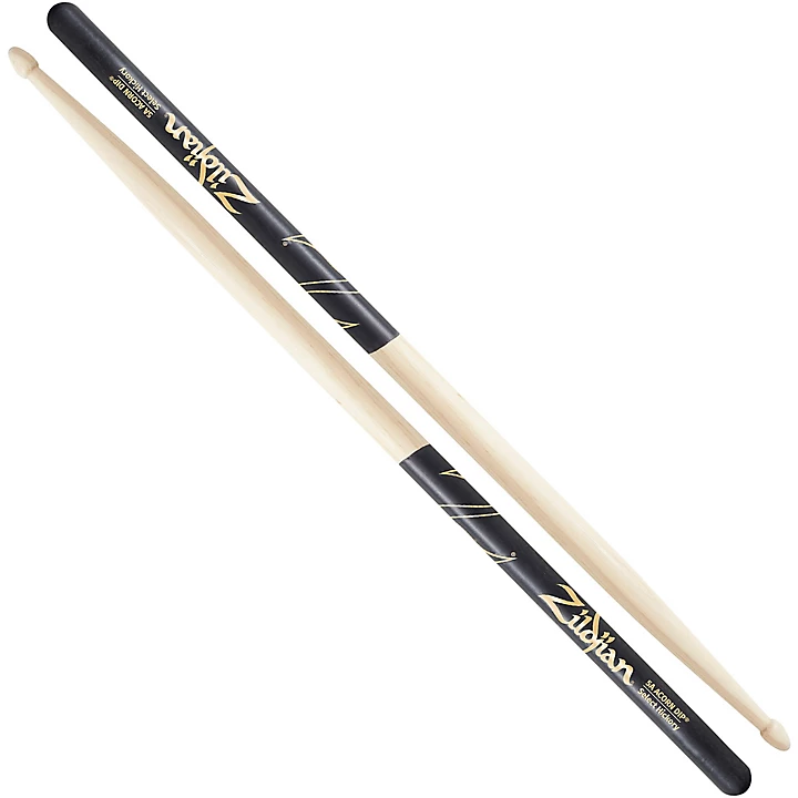 Acorn Tip DIP Drumsticks Black Wood 5A
