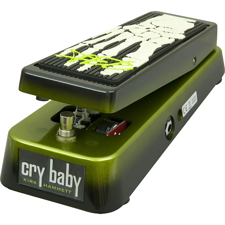 KH95 Kirk Hammett Signature Cry Baby Wah Guitar Effects Pedal Black and Green