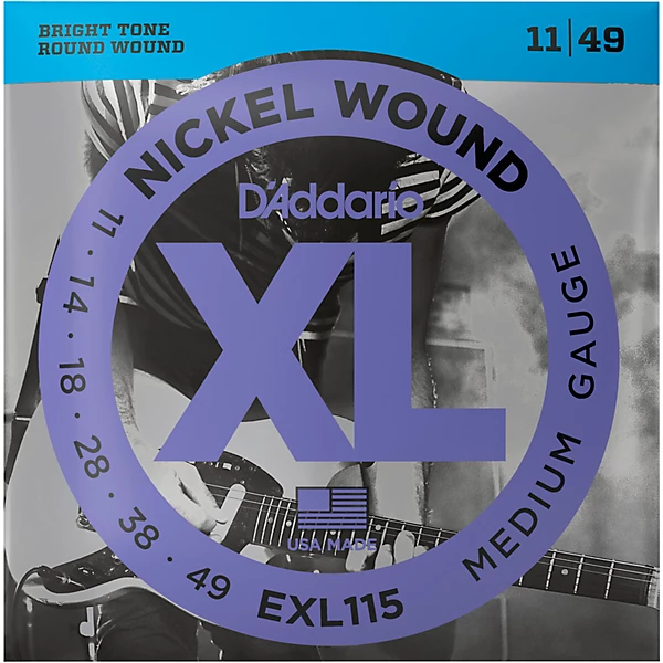 EXL115 Medium Gauge Guitar Strings Single Pack