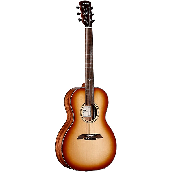 Clearance Alvarez AMP610E2 Parlor Acoustic Electric Guitar Shadowburst