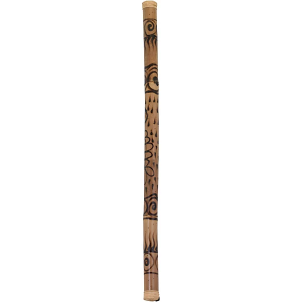 Pearl 48 in. Bamboo Rainstick in Hand Painted Rhythm Water Finish