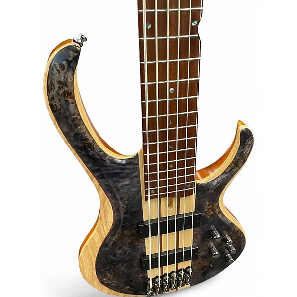 Ibanez Used Ibanez BTB846 Spalted Purple Burl Electric Bass Guitar.gc