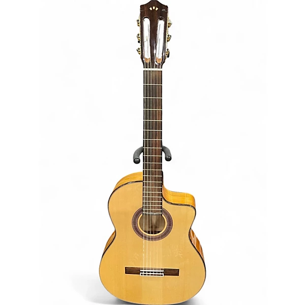 Used Ibanez RGDIX6PB BLACK BURL AND NATURAL Solid Body Electric Guitar