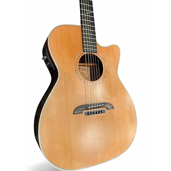 Alvarez Used Alvarez WY1 Yairi Stage OM Folk Natural Acoustic Electric Guitar