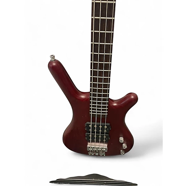 Ibanez Used Warwick Corvette 4 String Trans Red Electric Bass Guitar.gc