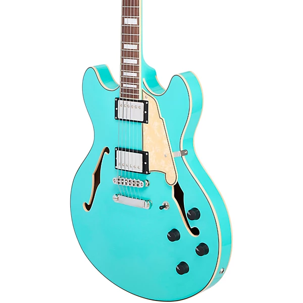 Premier DC Semi Hollow Electric Guitar Surf Green