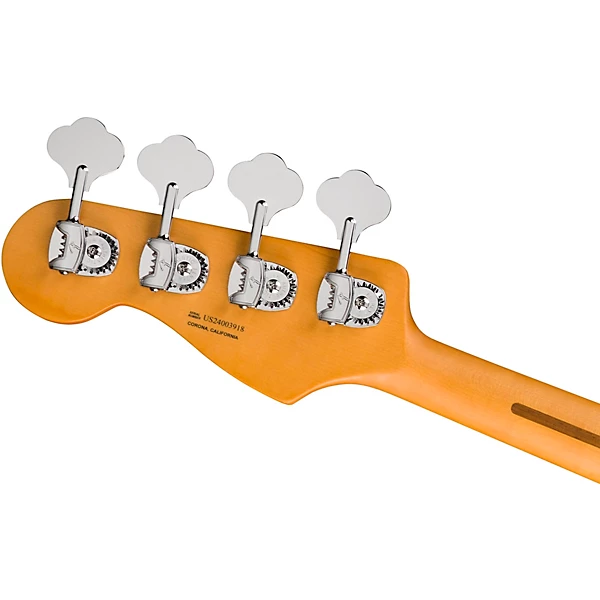 American Ultra II Jazz Bass Maple Fingerboard Sinister Red