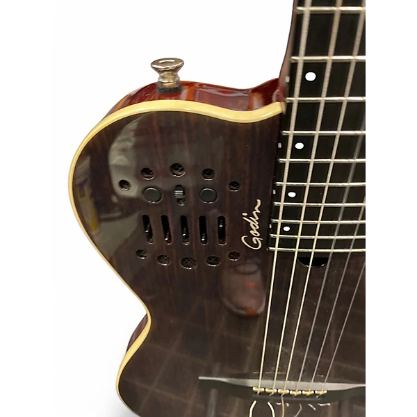 Godin Used Godin Multiac GRAND CONCERT Purple Classical Acoustic Guitar.gc