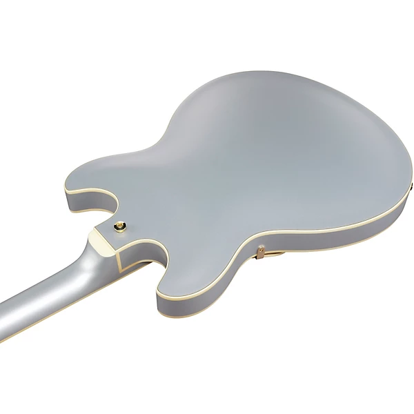 Artcore AS73G Semi Hollow Electric Guitar Moonstone Silver Flat