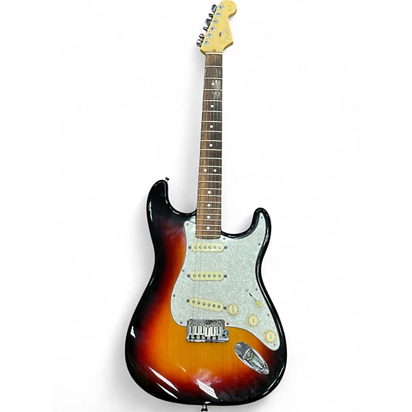 Used 2006 Fender 60th Anniversary American Standard Stratocaster 3 Tone Sunburst Solid Body Electric Guitar