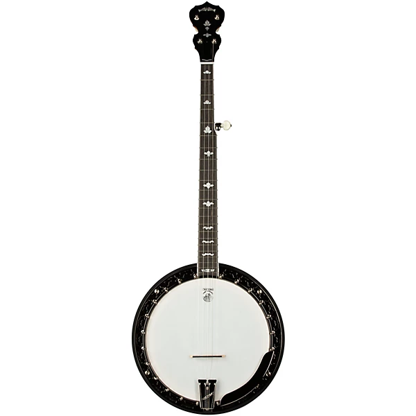 White Lotus Left Handed 5 String Resonator Banjo