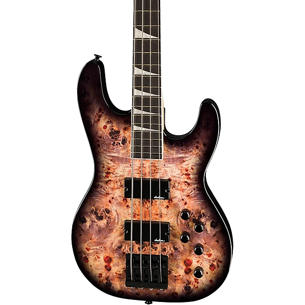 Jackson JS Series Concert Bass CB JS3P Electric Bass Black Burst Burl