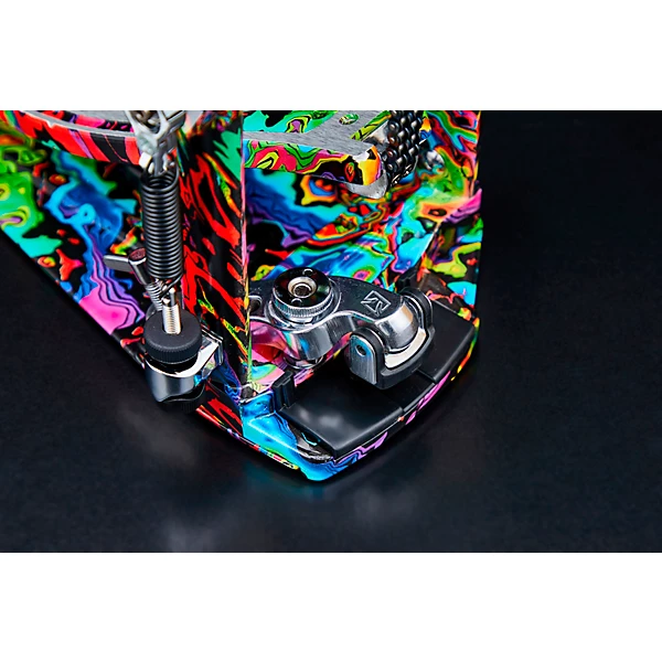 Limited Edition 50th Anniversary Iron Cobra Power Glide Psychedelic Rainbow Single Pedal