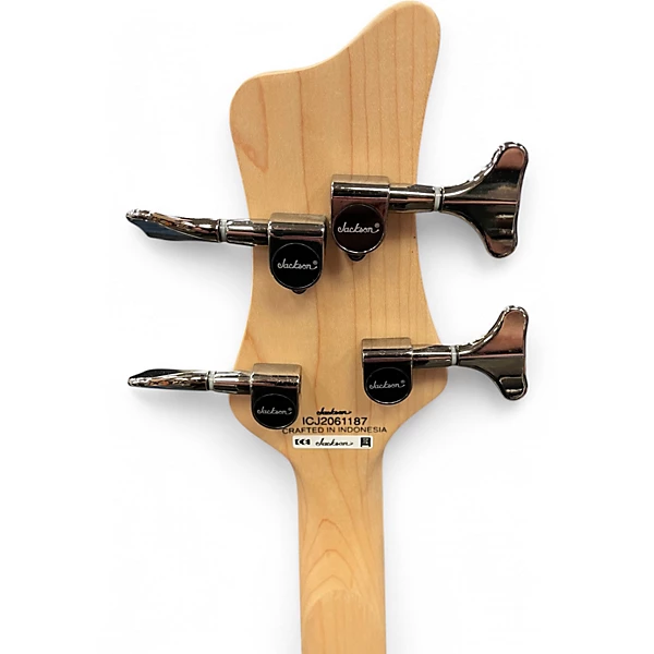 Jackosn Used Jackosn SBXQ IV Blue Burst Electric Bass Guitar.gc