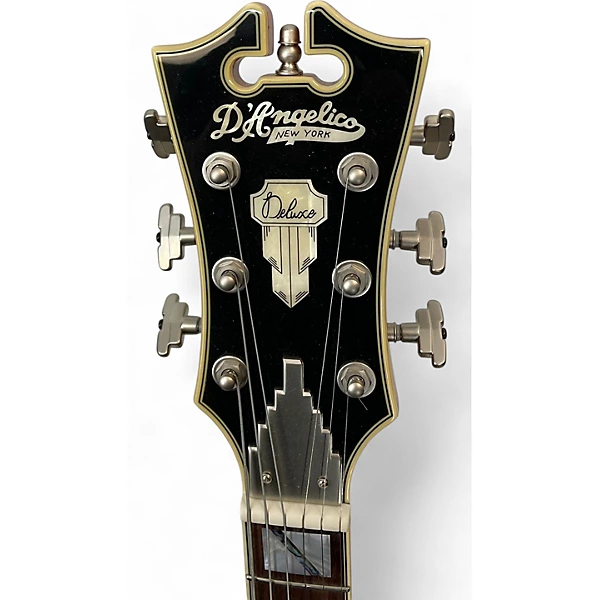 Used 2022 D'Angelico Deluxe DC LIMITED EDITION RUST Hollow Body Electric Guitar