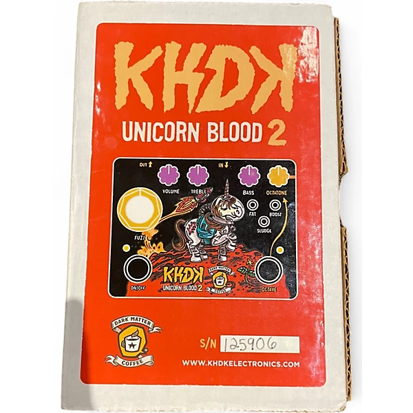 Used KHDK Unicorn Blood 2 Effect Pedal