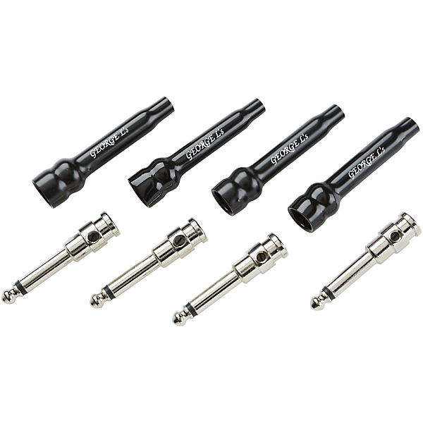 155 Straight 1 4 in Plugs and Jackets 4 Pack