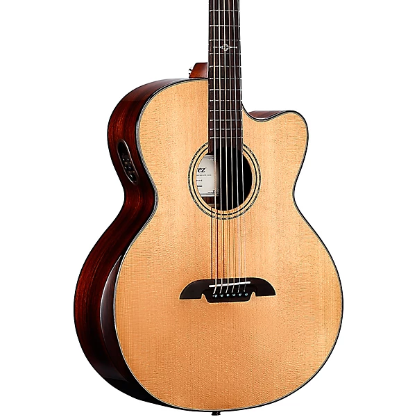 Alvarez AEBT70CE Baritone Acoustic Electric Guitar Natural