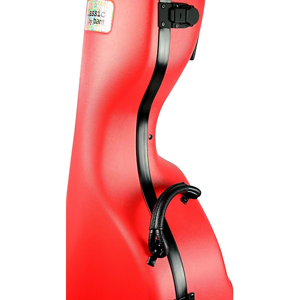 1001SW Classic Cello Case with Wheels Peony Red