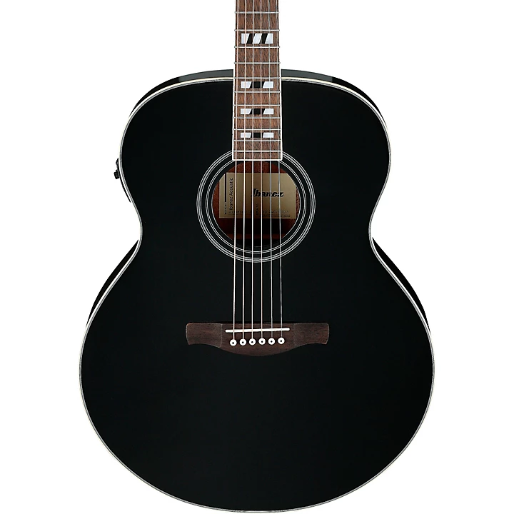 Ibanez AJ70M1E Jumbo Acoustic Electric Guitar Black