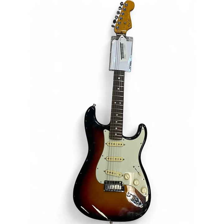 Fender Used Fender American Ultra Stratocaster HSS 2 Tone Sunburst Solid Body Electric Guitar.gc