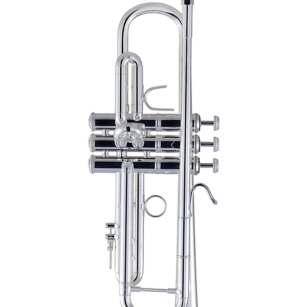 180 Stradivarius 37 Bell Series Professional Bb Trumpet with Reverse Leadpipe Silver plated Yellow Brass Bell