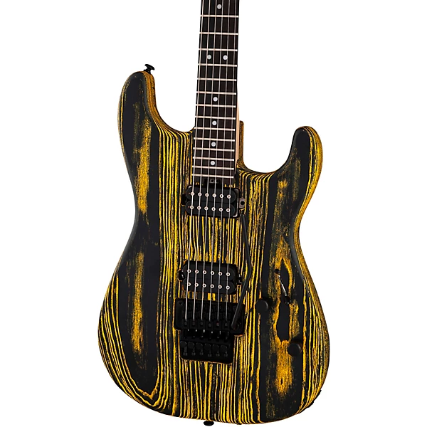 Charvel Pro Mod San Dimas Style 1 HH FR E Ash Electric Guitar Level 1 Old Yella K59695004005000.gc