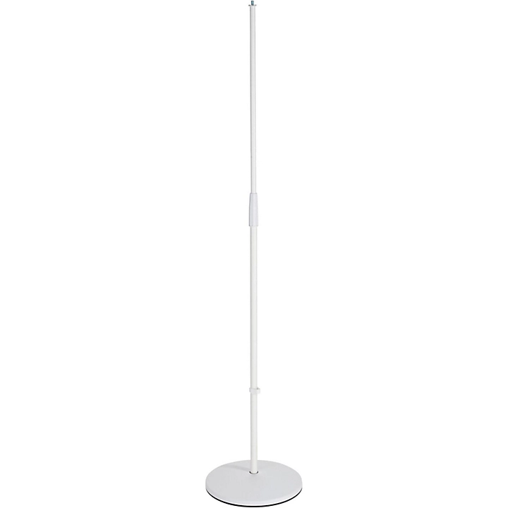 2601050076 White Round Base Microphone Stand